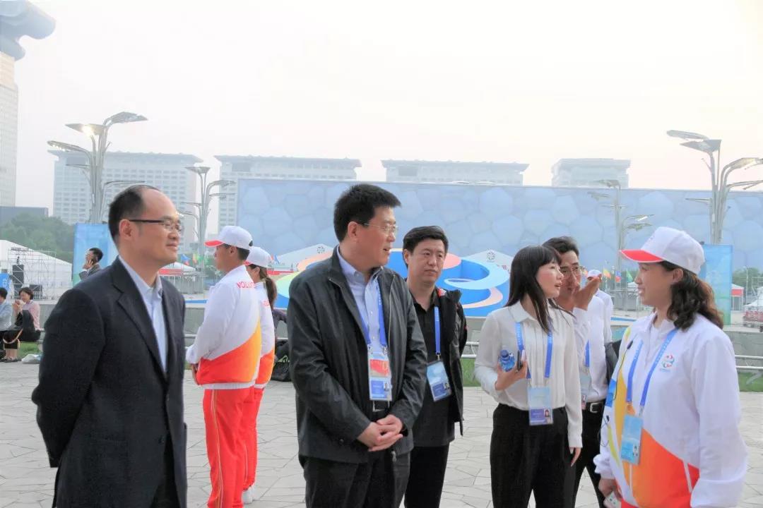 暖心！ 市委组织部常务副部长王建中一行慰问PP电子亚文会青年志愿者